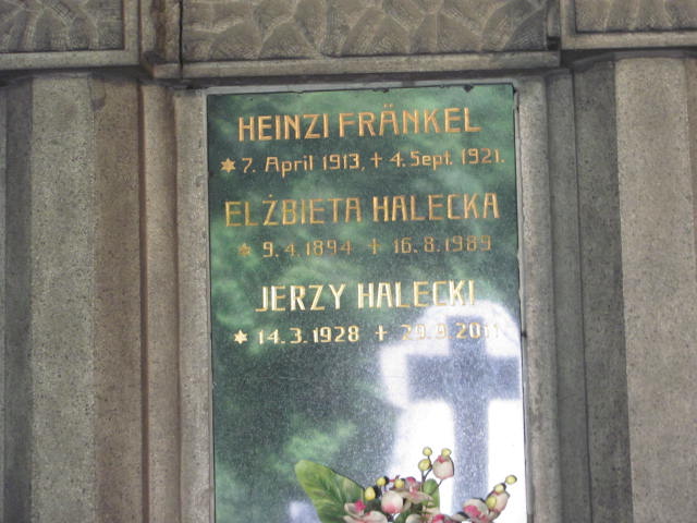 Heinzi Frankel 1913 Bielsko-Biała ewangelickie - Grobonet - Wyszukiwarka osób pochowanych
