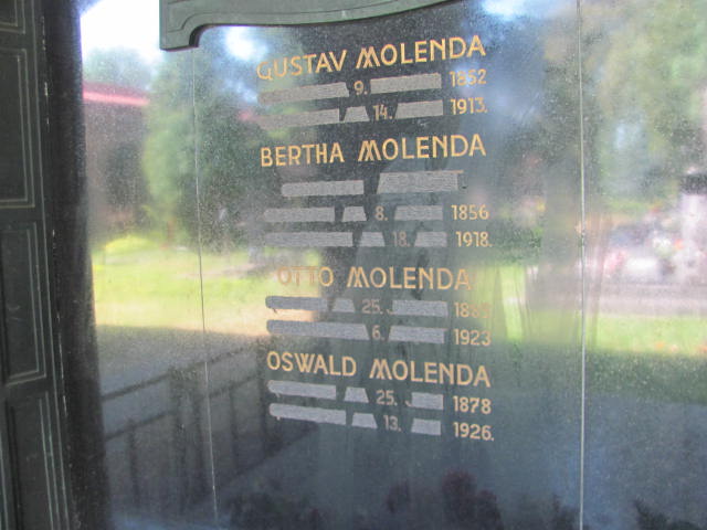 Otto Molenda 1888 Bielsko-Biała ewangelickie - Grobonet - Wyszukiwarka osób pochowanych