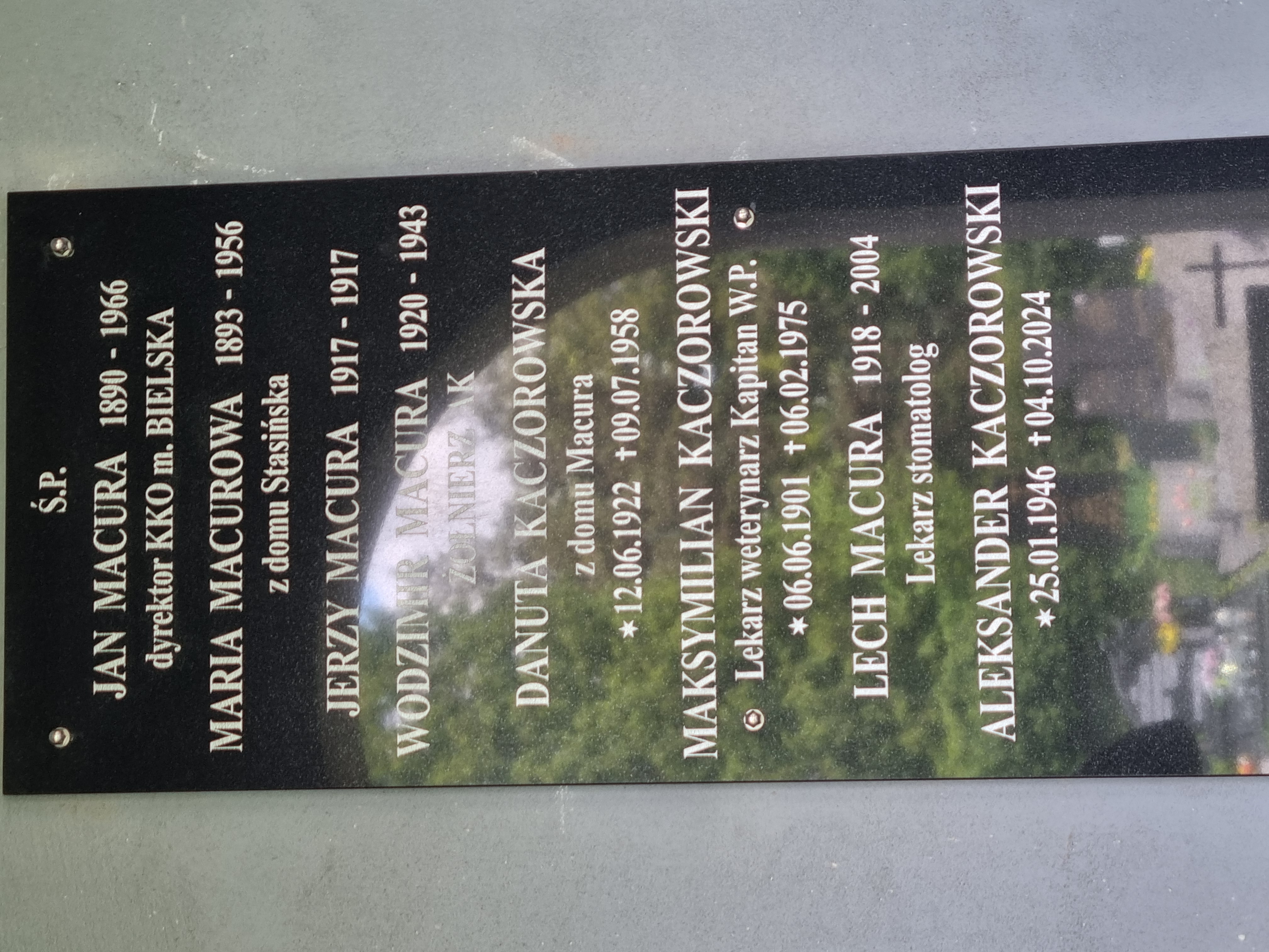 Maria Macurowa 1892 Bielsko-Biała ewangelickie - Grobonet - Wyszukiwarka osób pochowanych