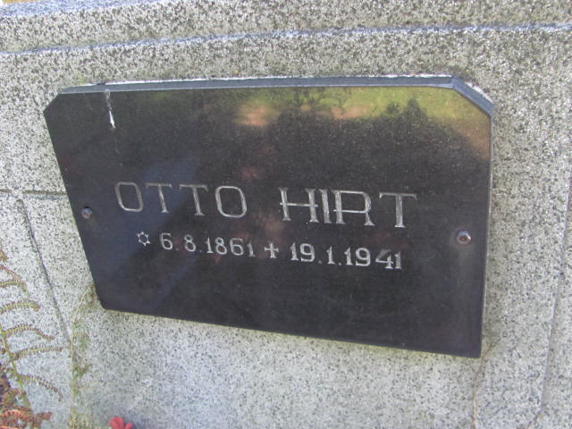 Otto Hirt 1861 Bielsko-Biała ewangelickie - Grobonet - Wyszukiwarka osób pochowanych