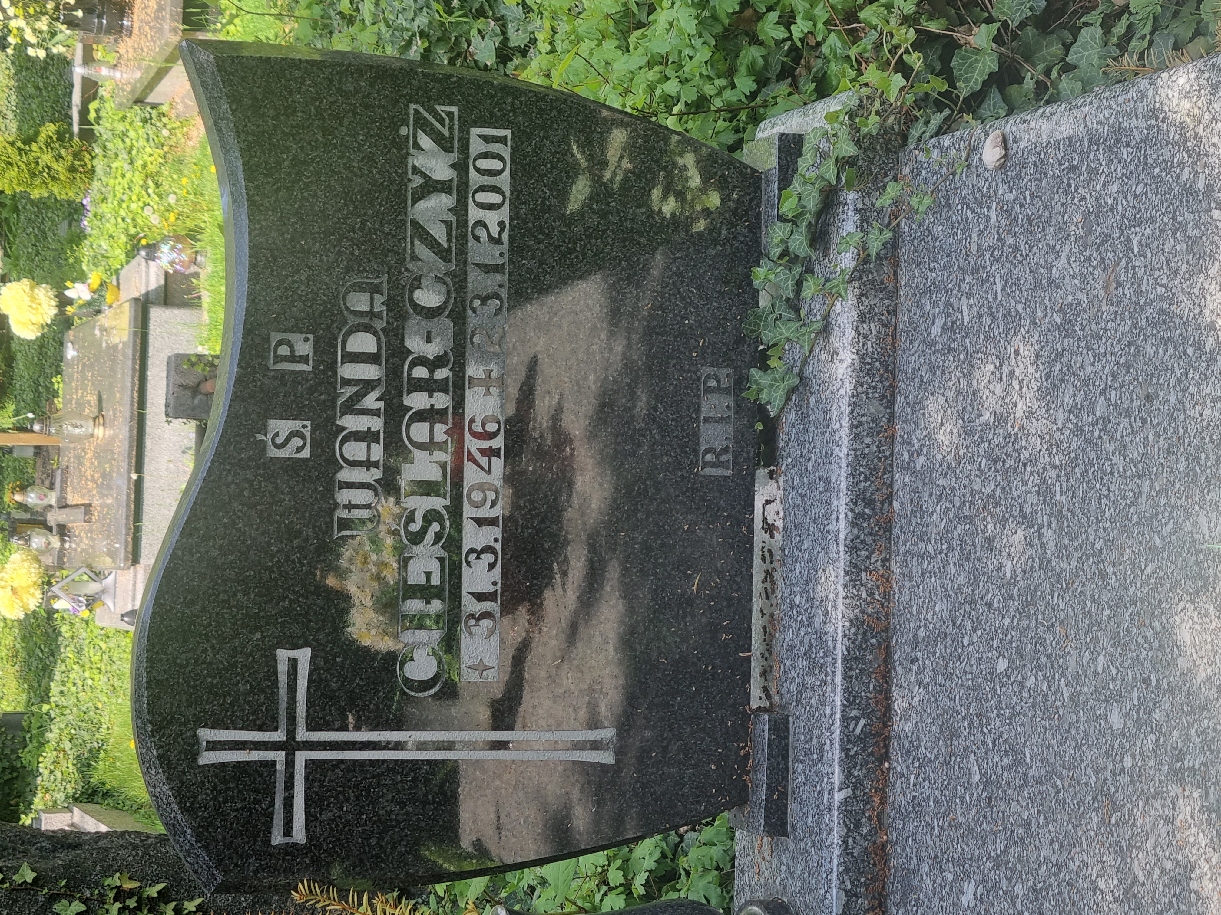 Wanda Cieślar Czyż 1946 Bielsko-Biała ewangelickie - Grobonet - Wyszukiwarka osób pochowanych