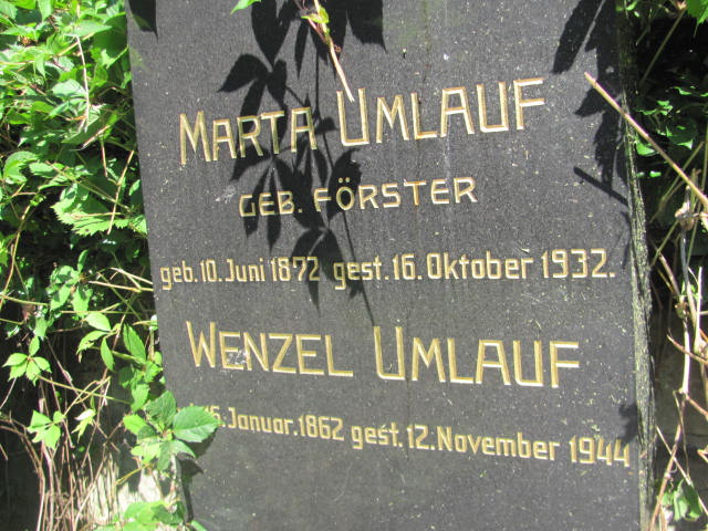 Wenzel Jozef Umlauf 1862 Bielsko-Biała ewangelickie - Grobonet - Wyszukiwarka osób pochowanych