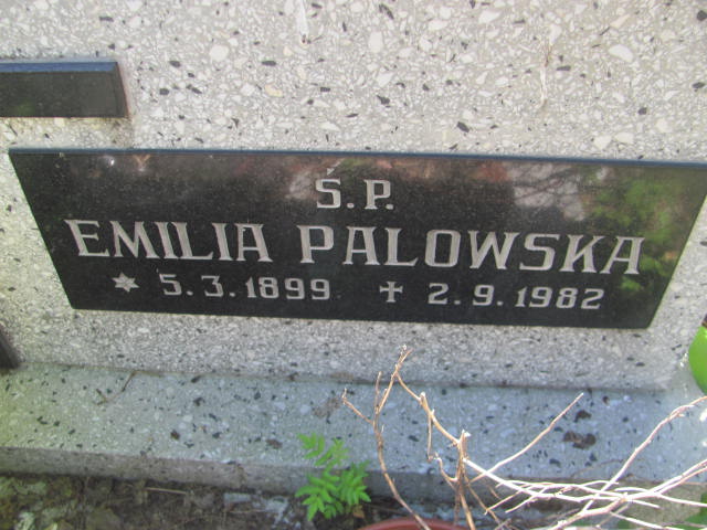 Emilia Palowska 1899 Bielsko-Biała ewangelickie - Grobonet - Wyszukiwarka osób pochowanych