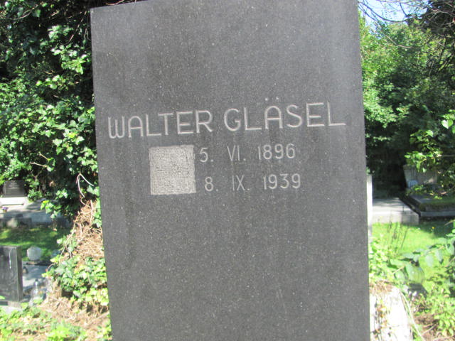 Walter Glasel 1896 Bielsko-Biała ewangelickie - Grobonet - Wyszukiwarka osób pochowanych