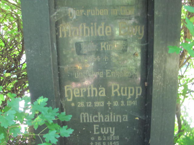 Mathilde Ewy 1854 Bielsko-Biała ewangelickie - Grobonet - Wyszukiwarka osób pochowanych