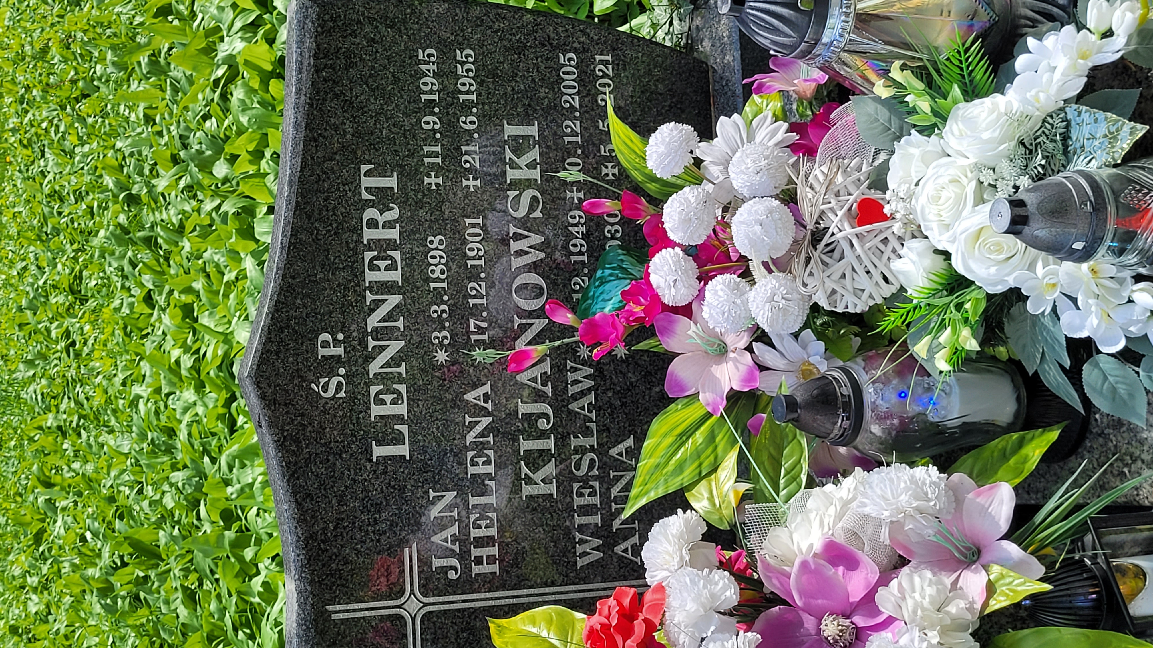 Helena Lennert 1901 Bielsko-Biała ewangelickie - Grobonet - Wyszukiwarka osób pochowanych