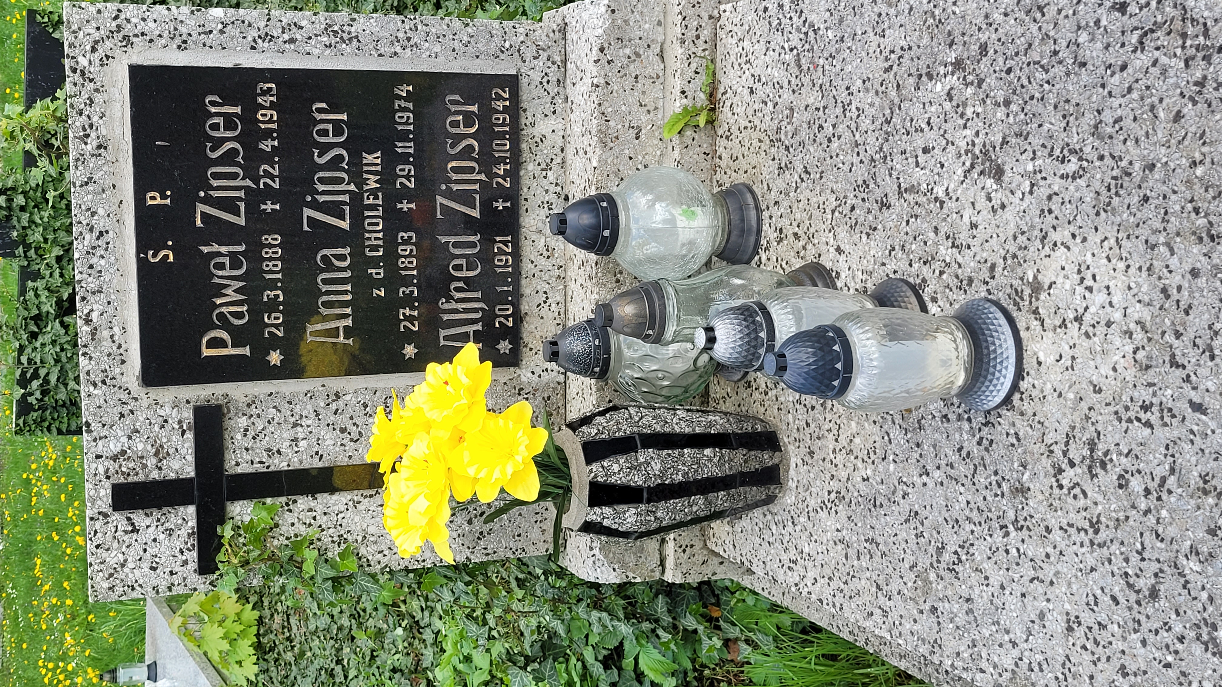 Alfred Zipser 1921 Bielsko-Biała ewangelickie - Grobonet - Wyszukiwarka osób pochowanych