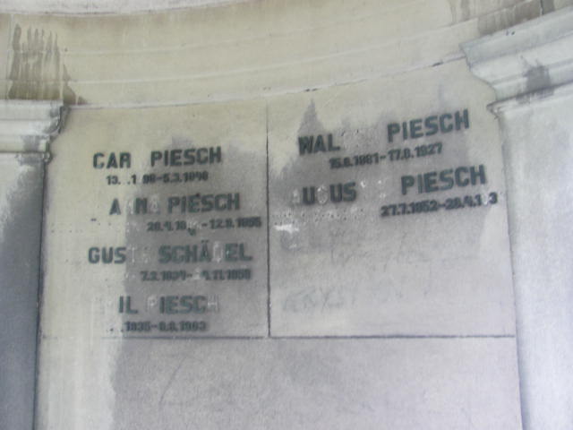 Anna Piesch 1804 Bielsko-Biała ewangelickie - Grobonet - Wyszukiwarka osób pochowanych