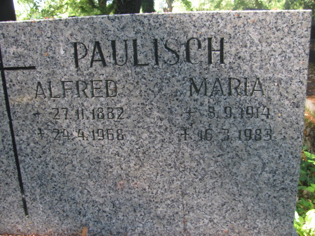 Grób Maria Paulisch