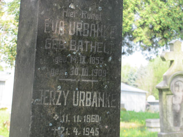 Jerzy URBANKE 1860 Bielsko-Biała ewangelickie - Grobonet - Wyszukiwarka osób pochowanych